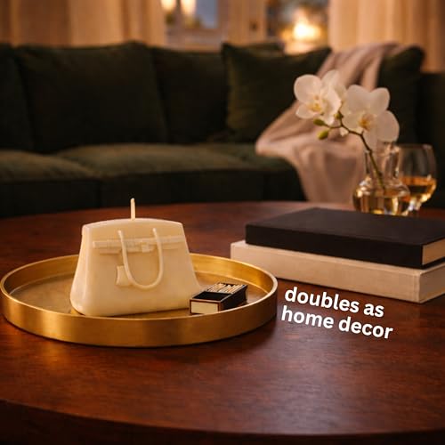 Luxury Handbag Candle in Gift Box - Designer-Inspired Home Decor for Women