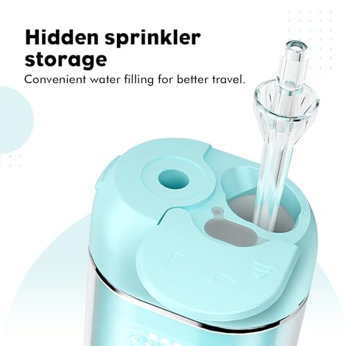 Pink Portable Cordless Water Dental Flosser - 5 Modes, 200ml Tank, IPX7 Waterproof