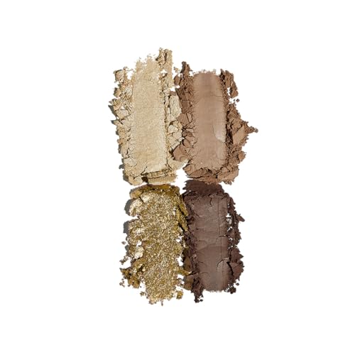 Sigma Beauty Crème Brûlée Eyeshadow Quad - 4 Neutral Shades, Travel Size