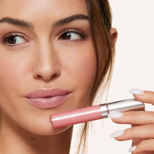 Hydrating Lip Gloss with Hyaluronic Acid & Shea Butter - Shine Finish, No Fine Lines, Vegan Cruelty-Free