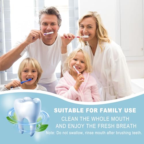 HAIFOTRVA 200 Pack Travel Size Mini Toothpaste Tubes - Extra Small 0.35oz, Mint Flavor