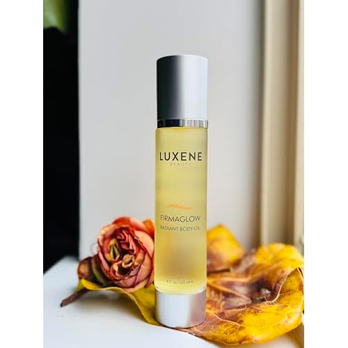 Luxene Beauty Firmaglow Radiant Body Oil - Natural Dry Skin Moisturizer, Body Oil with Green Tea, Hydrating Skin Care for Unisex - Body Care
