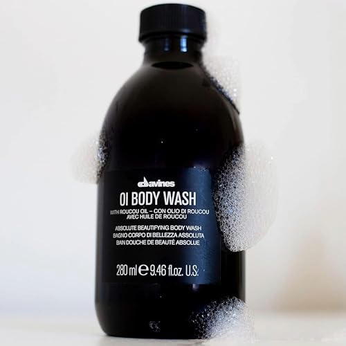 Davines OI Hydrating Body Wash - Gentle Creamy Shower Gel for Daily Use