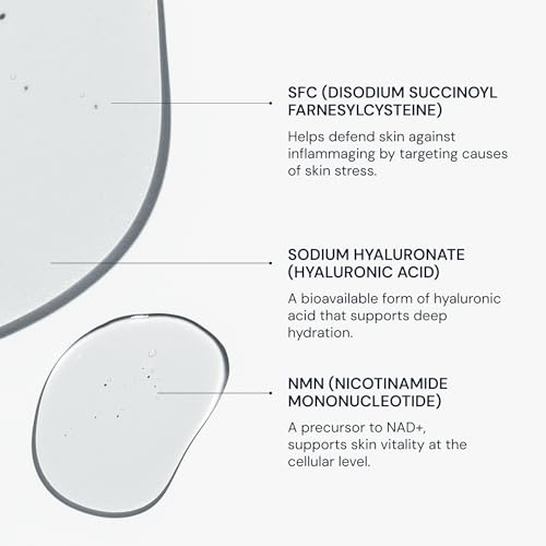 Blueprint Bryan Johnson Facial Serum with SFC & NMN ? Age Defying Serum for Fine Lines, Firmness & Hydration ? Longevity-Inspired Skin Care for Radiant, Youthful Skin ? Fragrance Free & Vegan Formula