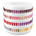 I¡¤B¡¤N G Nail Polish Display Book 200 Colors, Professional Nail Color Display Show Nails Sample Book (CS200)