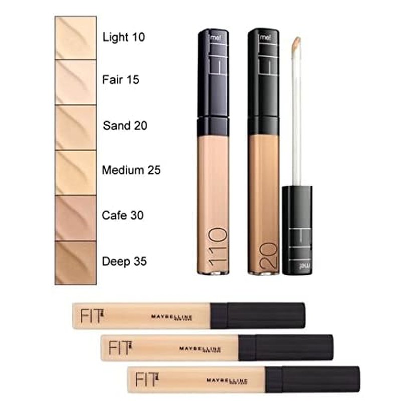 Maybelline New York Fit Me! Concealer, Fair [10], 1 ea (Pack of 2)