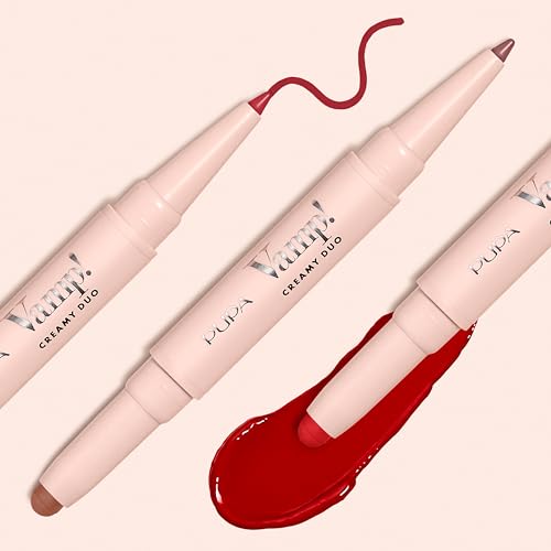Lipstick and Lip Pencil Duo - Long Lasting No-Transfer, Highly Pigmented - Vintage Rose