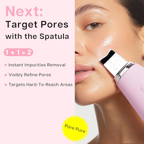 2-in-1 Silicone Facial Cleansing Brush & Blackhead Remover - Waterproof Skin Spatula Duo