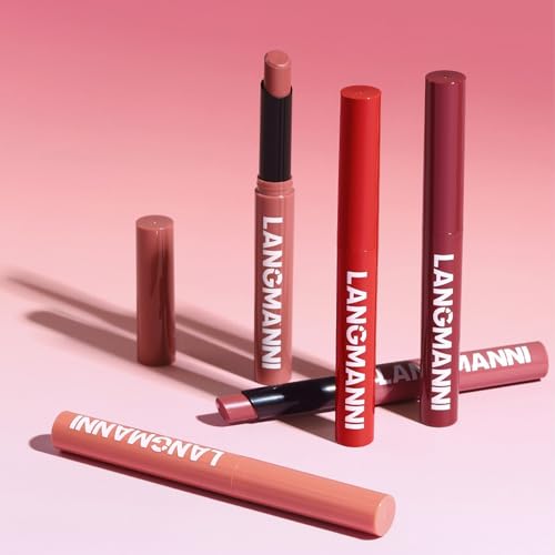 Matte Lipstick for Women Lipstick Matte Set with Retractable and Long-Lasting Pigmented Lip Sticks for Smoothly Lip Makeup (12 Pcs)