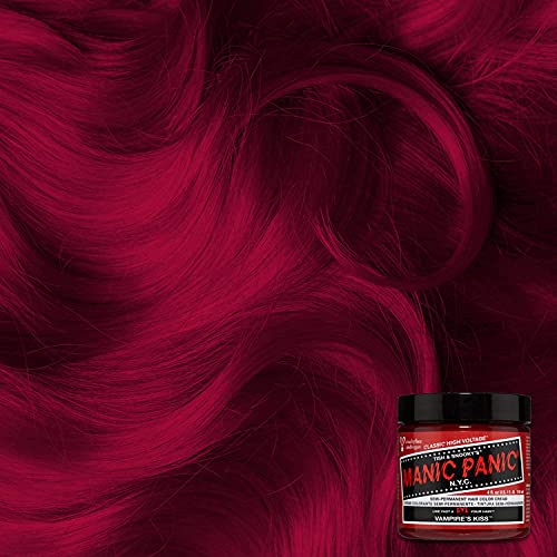 Semi Permanent Red Hair Dye - Vibrant Vampire's Kiss 4 oz, 2 Pack