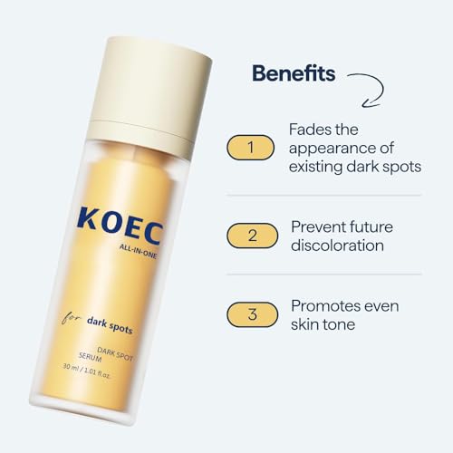 Dark Spot Treatment Serum with Retinol, Glutathione, Niacinamide, Mandelic Acid and Kojic Acid for Face, Natural Discoloration and Acne Scar Fading Solution£¬30ml