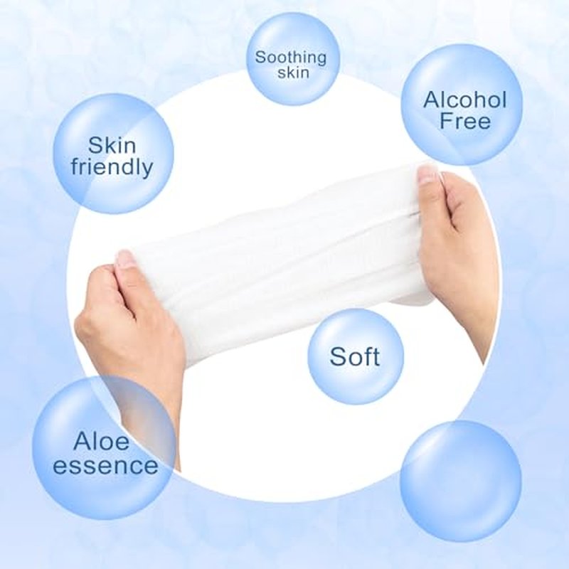 30 pcs Body Wet Wipes Individually Wrapped, Disposable Skin Cleansing Wipes, Individual Wrapped, Safe, Convenient, Lightweight, Aloe Vera for Butt, Hands, Face Cleaning, Daily Use