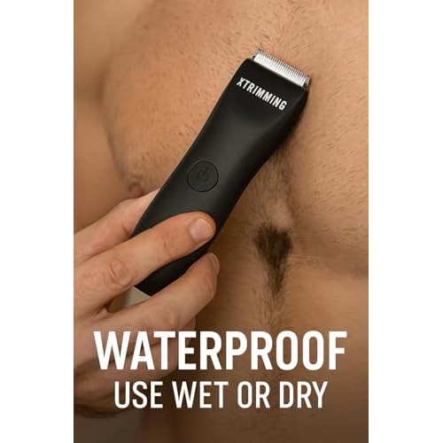 geegvv Body Hair Trimmer for Men, Body Shavers for Men, Mens Body Shaver, Mens Body Trimmer, Body and Balls Shaver, Personal Groomer for Men, Mens Shavers for Private Area