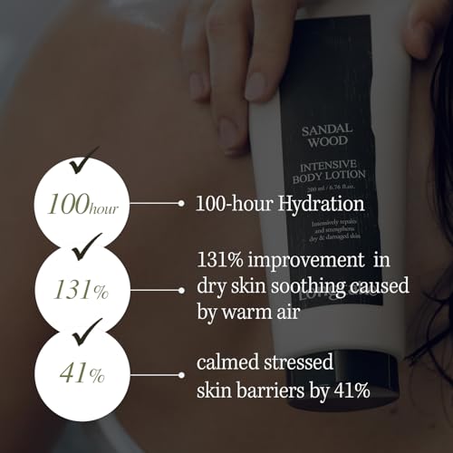 Sandalwood Intensive Perfume Body Lotion 6.76 Fl Oz¤ÓSoothing protection¤ÓStrengthening skin barrier, Hydrating¤ÓLightweight Formula