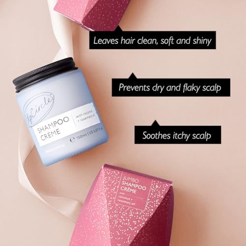 Gentle Hair Shampoo with Rosemary Oil & Pink Berry - 150ml Natural Vegan