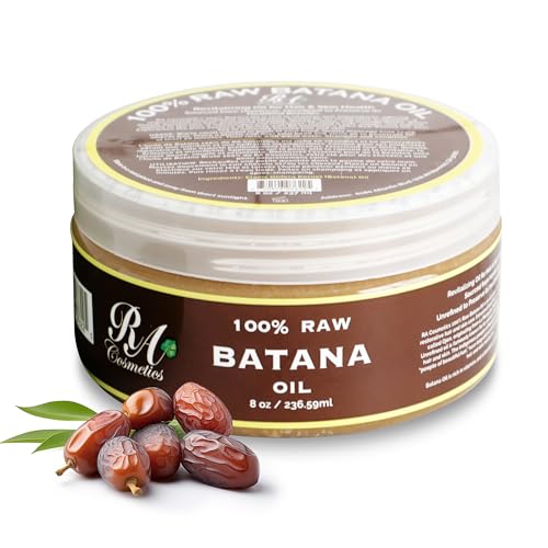 RA COSMETICS 8oz Organic Batana Hair Oil for Growth & Repair - Nourishing Hair Treatment