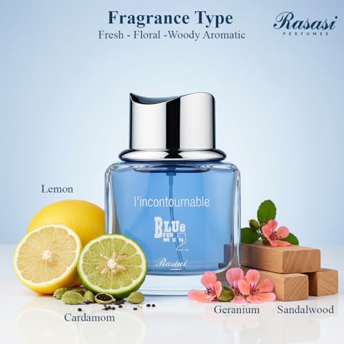 Men's Eau De Parfum Spray with Citrus, Woody & Spicy Notes - 2.5 oz