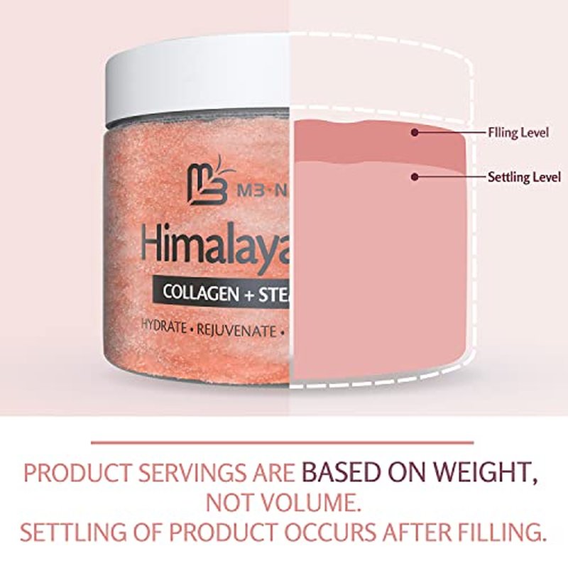 M3 Naturals Himalayan Body Scrub and Turmeric Body Scrub Bundle