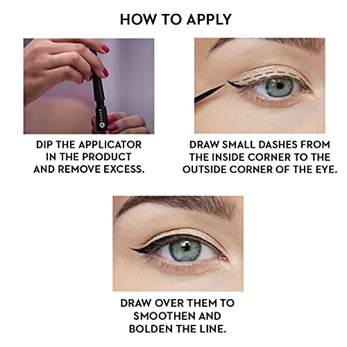 SUGAR Cosmetics Gloss Boss 24HR Eyeliner01 Back In Black (Black) Long lasting, 24hr Coverage