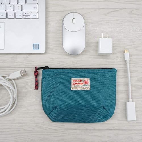 Blue Tech Storage Pouch - Small Travel Cable Organizer EDC