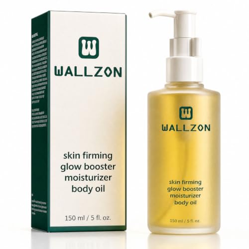 WALLZON Undaria Seaweed Body Oil 5oz - Hydrating Firming Moisturizer for Women