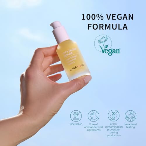 Vita Glow Serum? For Dewy and Glowing Skin with Snow Mushroom Extract, Vitamin C Complex and Niacinamide, Helps Improve Uneven Skin Tone and Pigmentation, Vegan (1.01 fl.oz/ 30ml)