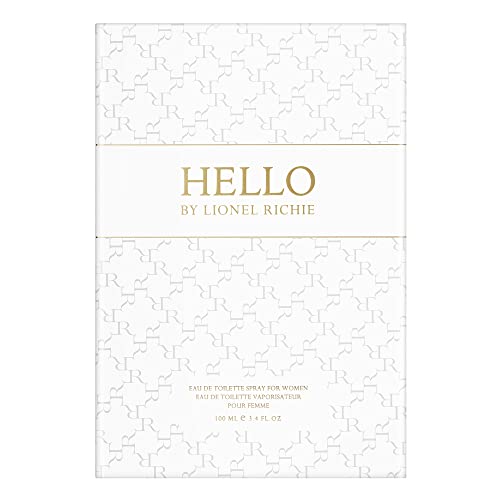 Lionel Richie Hello Women Fragrance 3.4 oz Eau De Toilette - Romantic Floral Scent