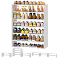 Huxitocan 3-Tier Stackable Shoe Rack - Space Saving Closet Organizer