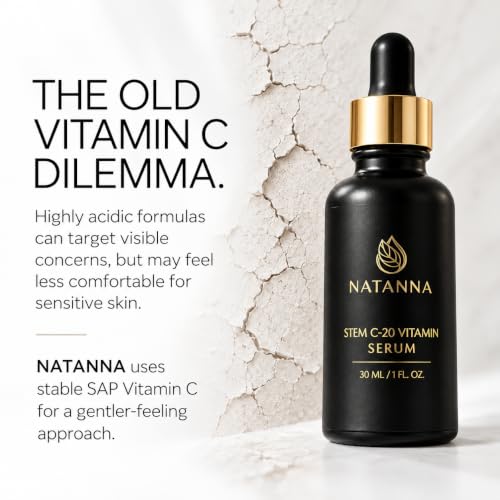 Vitamin C Serum with Sodium Ascorbyl Phosphate – Natanna STEM C-20 Brightening & Hydrating