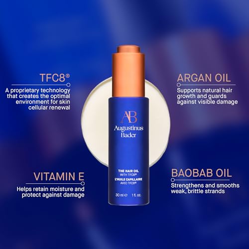 Augustinus Bader Women's The Hair Oil 1 Fl Oz Blue - Nourishing & Shine-Boosting