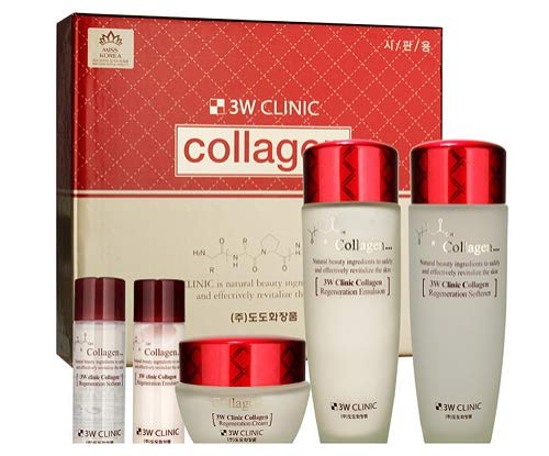 Collagen Skin Care Set - Anti-Aging Moisturizing Korean Cosmetics