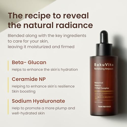 Revitalizing Face Serum with Bakuchiol and Vitamins C & E - Pore & Firming Care