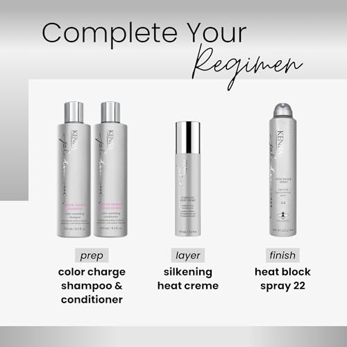 Kenra Platinum Heat Block Spray 22 | Heat Protecting Hairspray | High Hold For Ultimate Style Longevity | Clean Release From Hot Tools | All Hair Types