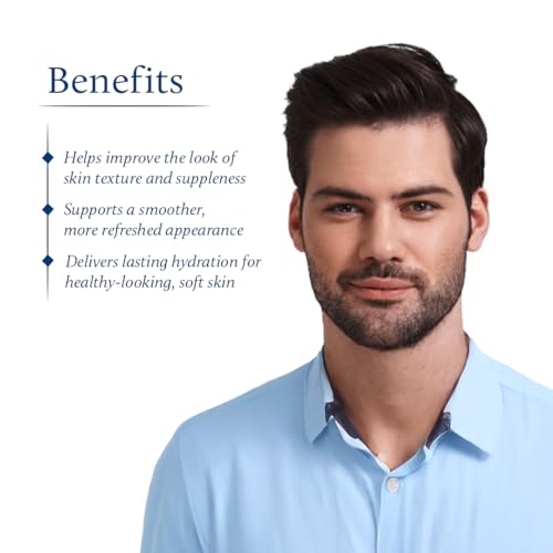 Men's Vitamin E Face Moisturizer Cream for Dry Skin & Anti-Aging