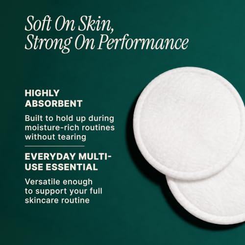 SoulSation Organic Cotton Rounds 3600ct - Hypoallergenic Makeup Remover Pads, Classic Variant