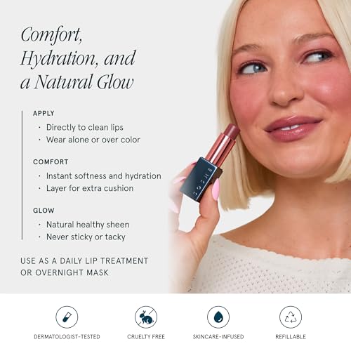 SOSHE Peptide Glow Hydrating Lip Treatment Pearl - Clear | Intense Moisture & Firming