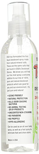 Thai Crystal Deodorant Mist - 8 Oz Pack of 6 Natural Stone Deodorants