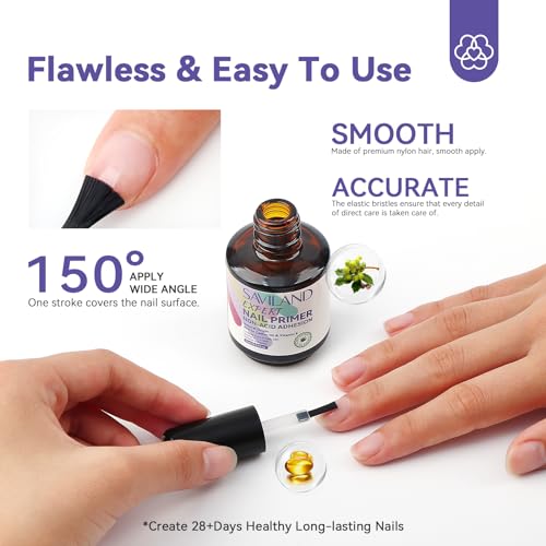 SAVILAND Acrylic Nail Kit with Drill with 2024 Nail Primer No Lift