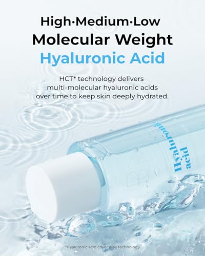 Hyaluronic Acid Moisture Toner - Lightweight, Vegan, Sensitive Skin, 6.76 fl oz