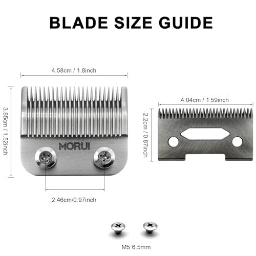 Professional Replacement Clipper Blade Precision 2 Holes Adjustable Standard Hair Trimmer Clipper Blade Kit (1 Pack)