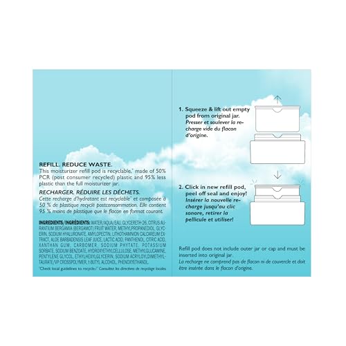 Peter Thomas Roth | Water Drench¢ç Hyaluronic Jelly Moisturizer Refill Pod | Hyaluronic Acid Cloud Cream, For Normal to Oily Skin, Fragrance-Free, Non-Comedogenic, Acne-Safe Moisturizer