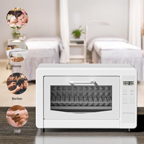 Yofuly 10L Large Capacity Hot Air Nail Tool Dryer Cabinet - White
