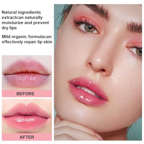 BINGBRUSH 3PCS Aloe Strawberry Cherry Color Changing Lipstick Set, Magic PH Mood Lipstick Long Lasting Moisturizing Lip Balm, Temperature Color Changing Lip Gloss,Hydrating Lip Care for Women