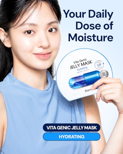 Bano Vita Genic Hydrating Jelly Mask Pack of 10 - Korean Face Sheet Masks