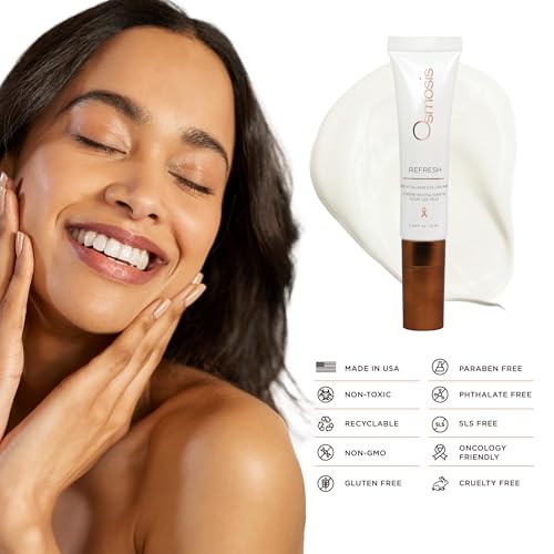 Osmosis Refresh Eye Cream for Puffiness & Fine Lines - Peptides, 0.43 Fl Oz