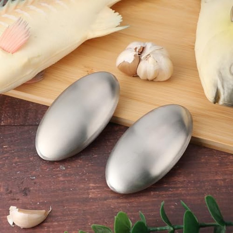10 Pack Stainless Steel Soap Bar, Deodorant Metal Soap Bar Silver Soap Odor Remover Wash Your Hands to Remove Smell Like Onion, Fish or Garlic