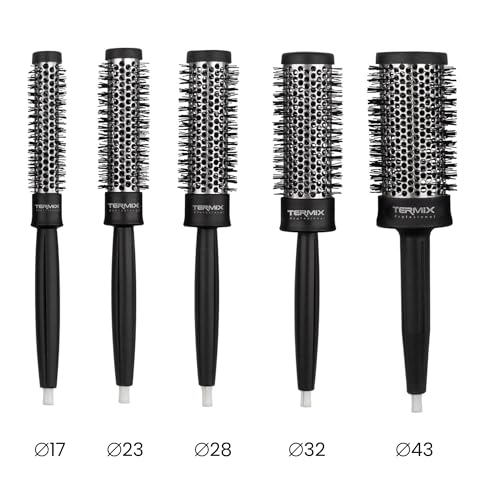 Termix Professional Thermic Hair Brush Kit - Set of 5 Heat-Resistant Styling Brushes