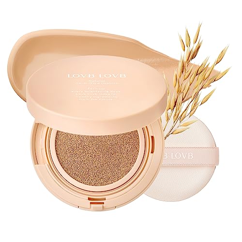 LOVB Natural Cover Glow Cushion Foundation 23N Natural Beige - 0.42 Oz