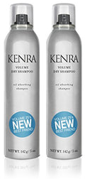 Kenra Volume Dry Shampoo 5oz Pack of 2 - Oil Absorbing, Translucent Hair Refresh