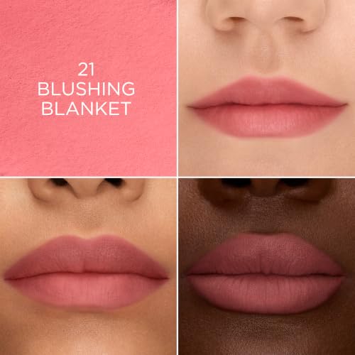 Lancôme Lip Idôle CuddleBlur Inflatable Lip Velvet - Warm Peachy Nude - Hydrating Matte Lipstick